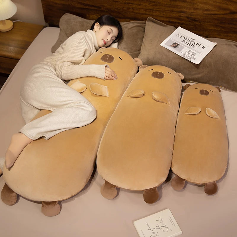 Capo the Chonky Long Capybara Leg Pillow Plush