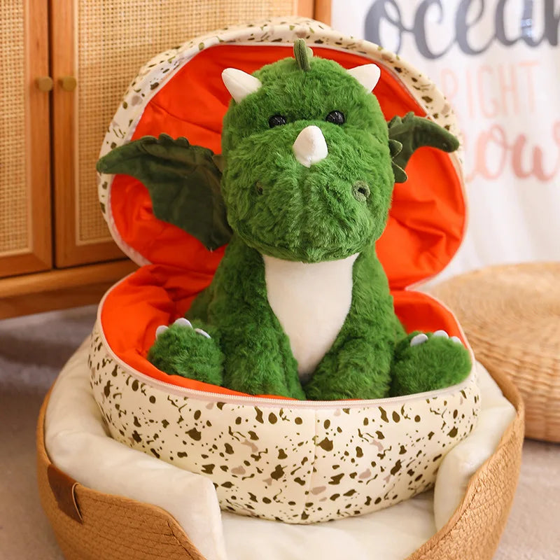 Dino the Kawaii Baby Dragon Egg Hug Plush