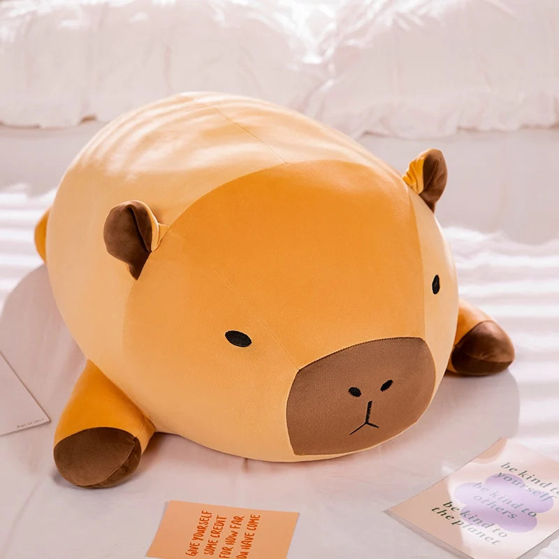 Chonky Capybara Long Bolster Pillow