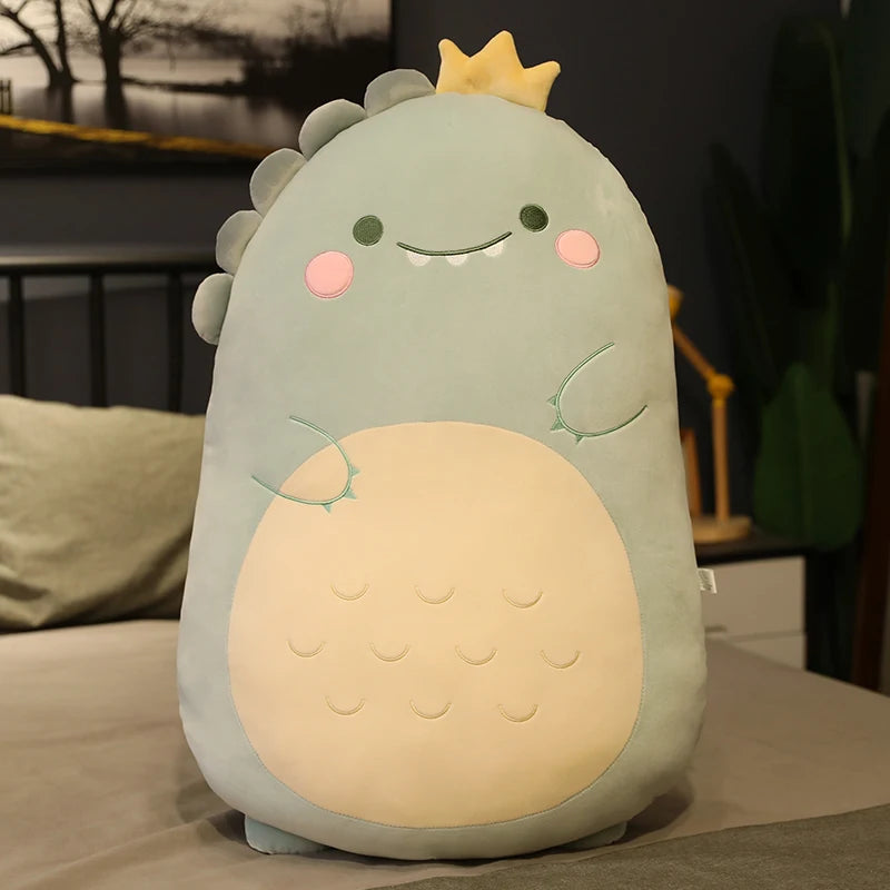 Squidgy Kawaii Dino Bear Pig Snuggle Pillow Plush