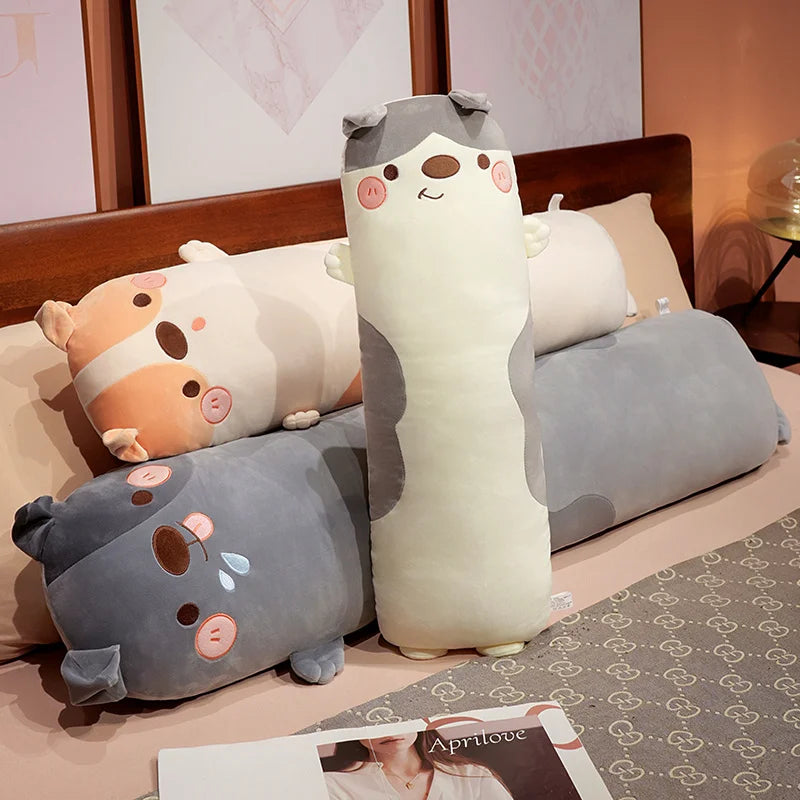 Biscuit the Chonky Long Dog Bolster Leg Pillow
