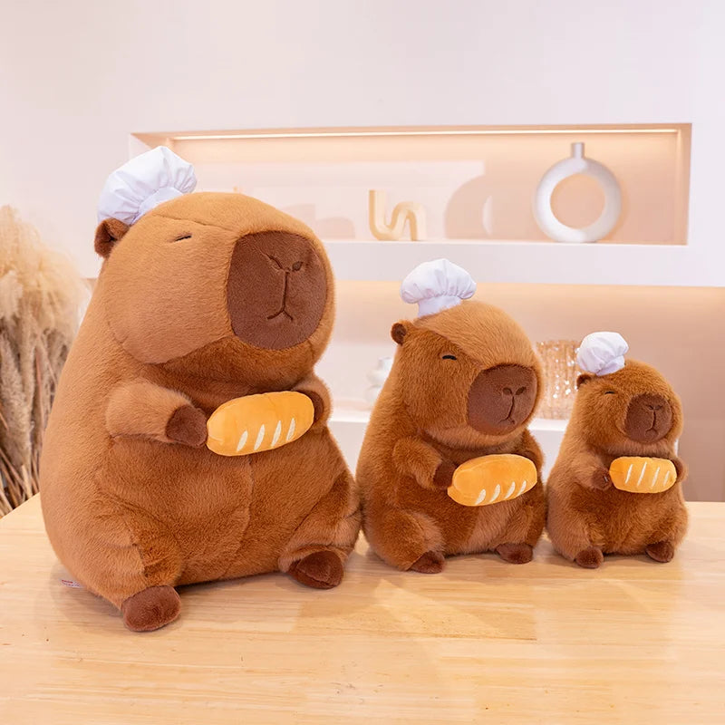 Capy the Kawaii Chef Hat Capybara Snuggle Plush