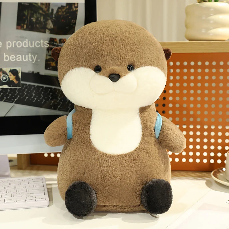 Ottie the Fluffy Baby Kawaii Otter Starfish Snuggle Plushie