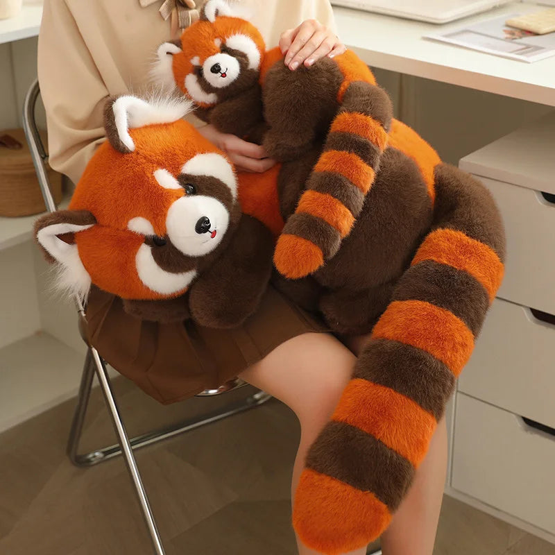 Maple the Realistic Lying Red Panda Plush