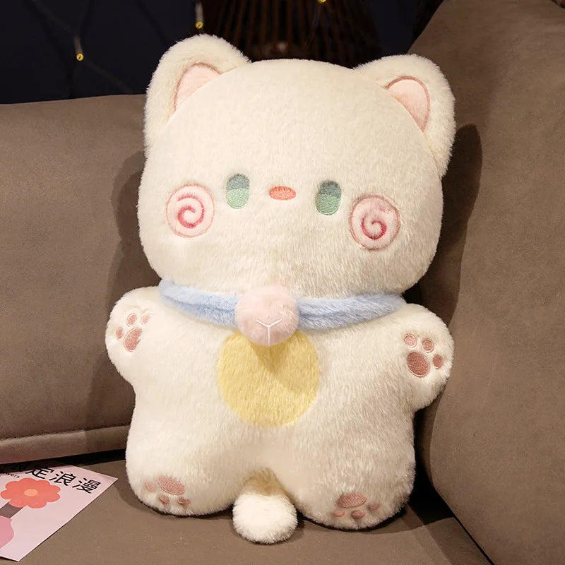 Bella the Kawaii Bell Cat Sleeping Cushion Plush