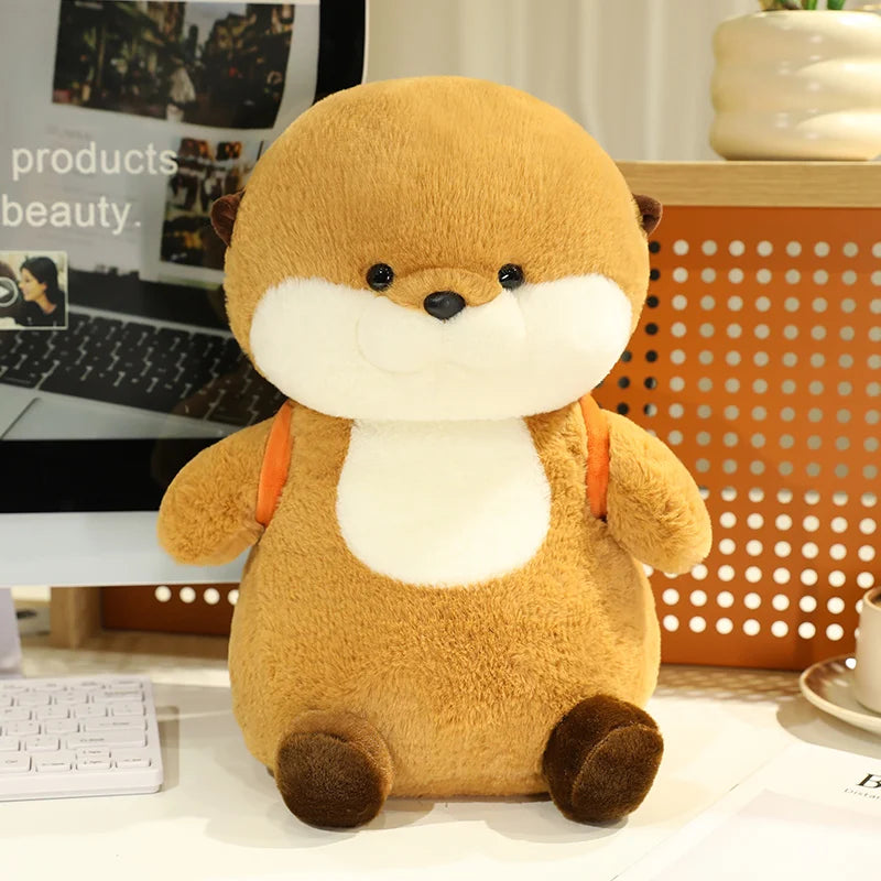 Ottie the Fluffy Baby Kawaii Otter Starfish Snuggle Plushie
