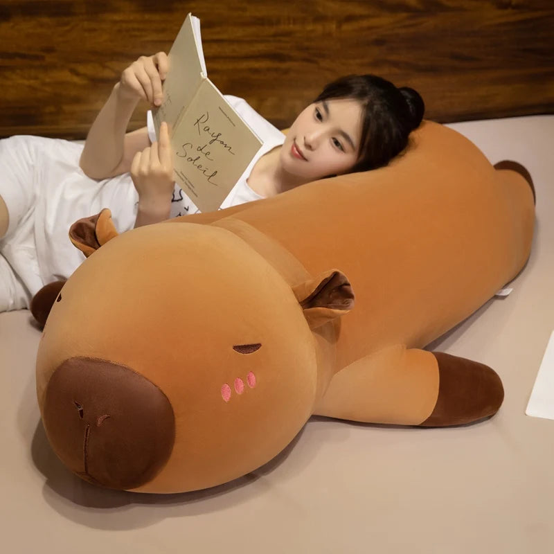 Lumpy the Lounging Kawaii Capybara Plushie