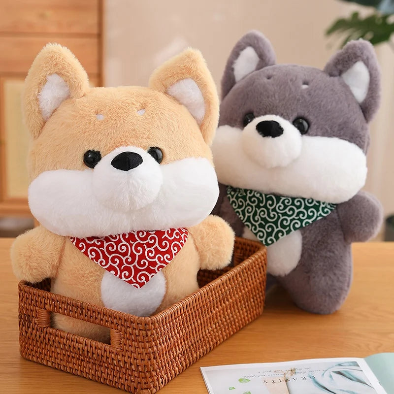 Kawaii Husky Shiba Inu Dog Snuggle Plushie