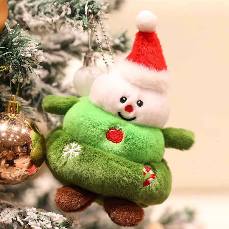 Jolly Christmas Snowman Fruit Gift Box Plushie Set