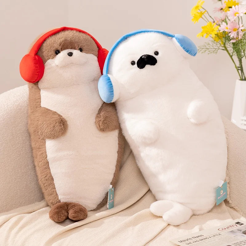Snowy the Kawaii Lifelike Seal Sea Otter Plushie