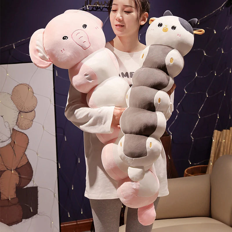 Snoozy Kawaii Long Cat Koala Elephant Sofa Snuggle Pillow