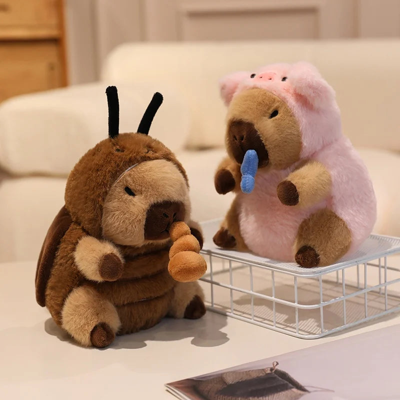 Capy the Kawaii Cosplay Bee Dino Shark Capybara Plush