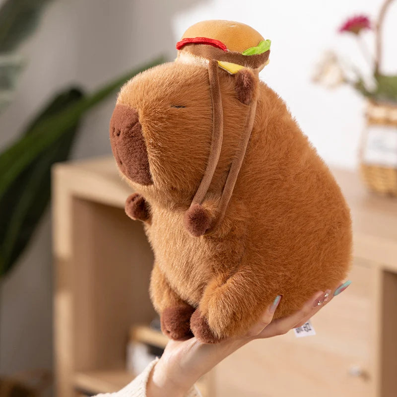 Capy the Kawaii Hamburger Bag Capybara Plush
