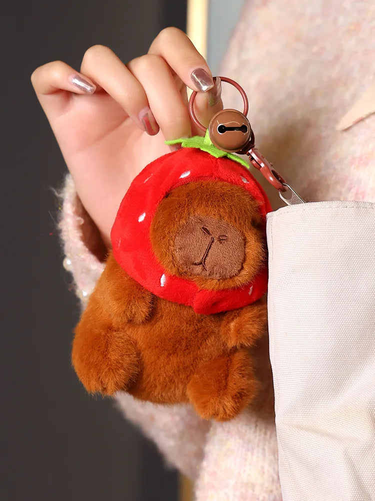 Capy the Mini Capybara Keychain Pendant Plushie