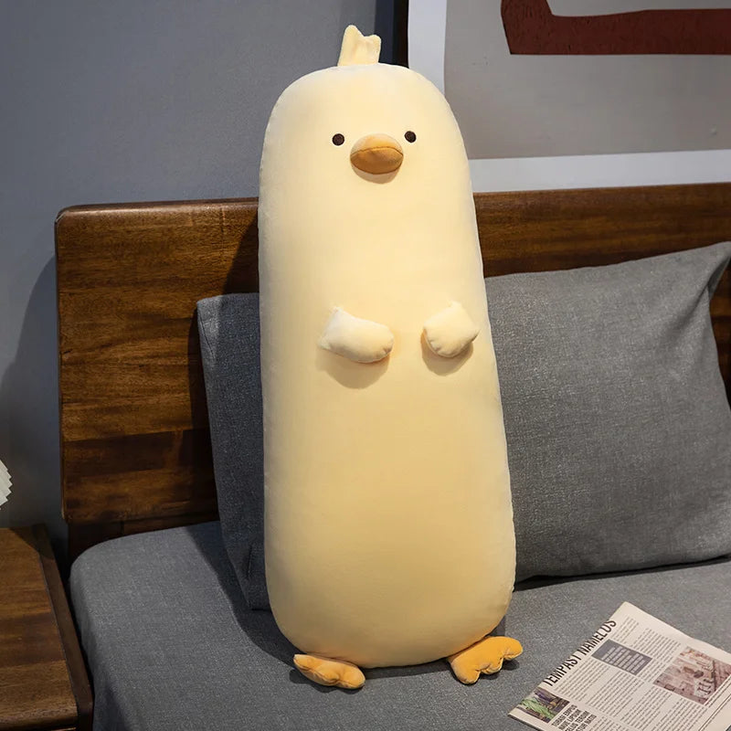 Waddles the Long Chick Penguin Dino Bolster Plush