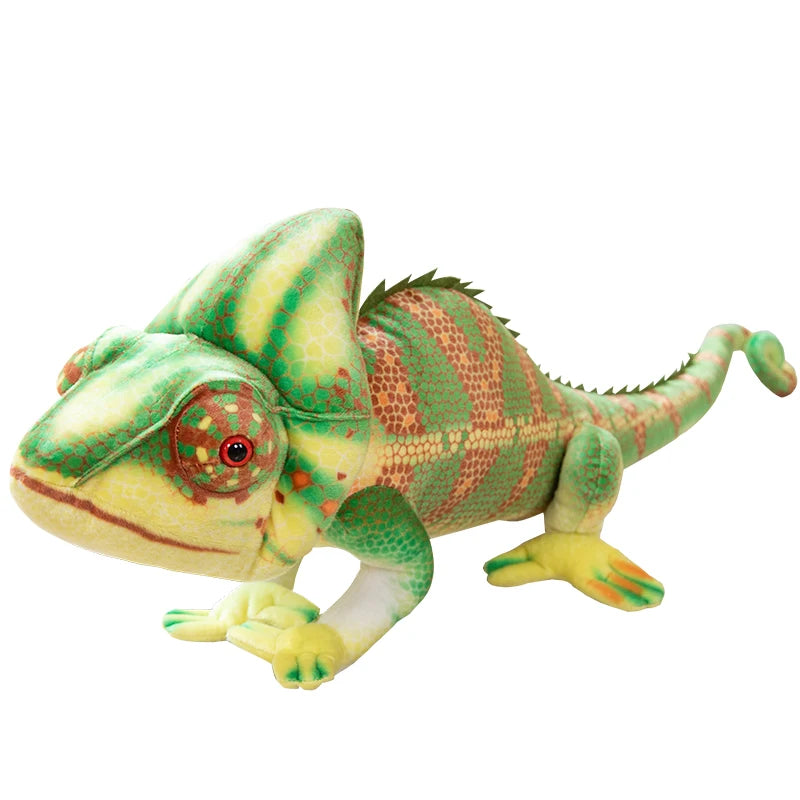 Lifelike Lounging Chameleon Kawaii Plushie