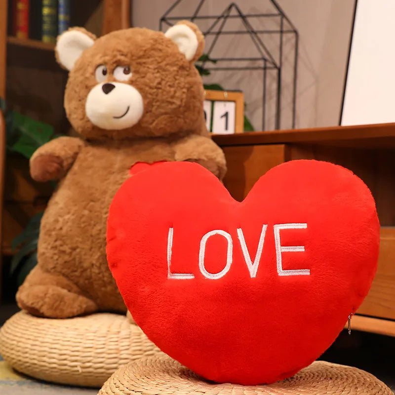 Heartbeat the 2-in-1 Reversible Bear Kawaii Plushie