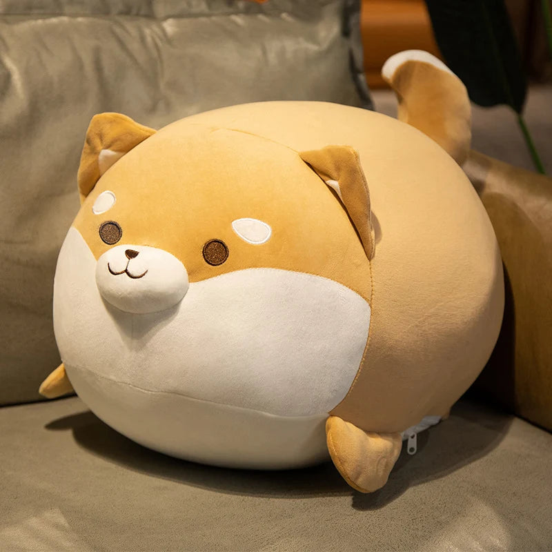 Shiba the Kawaii Chonky Corgi Dog Plush Pillow