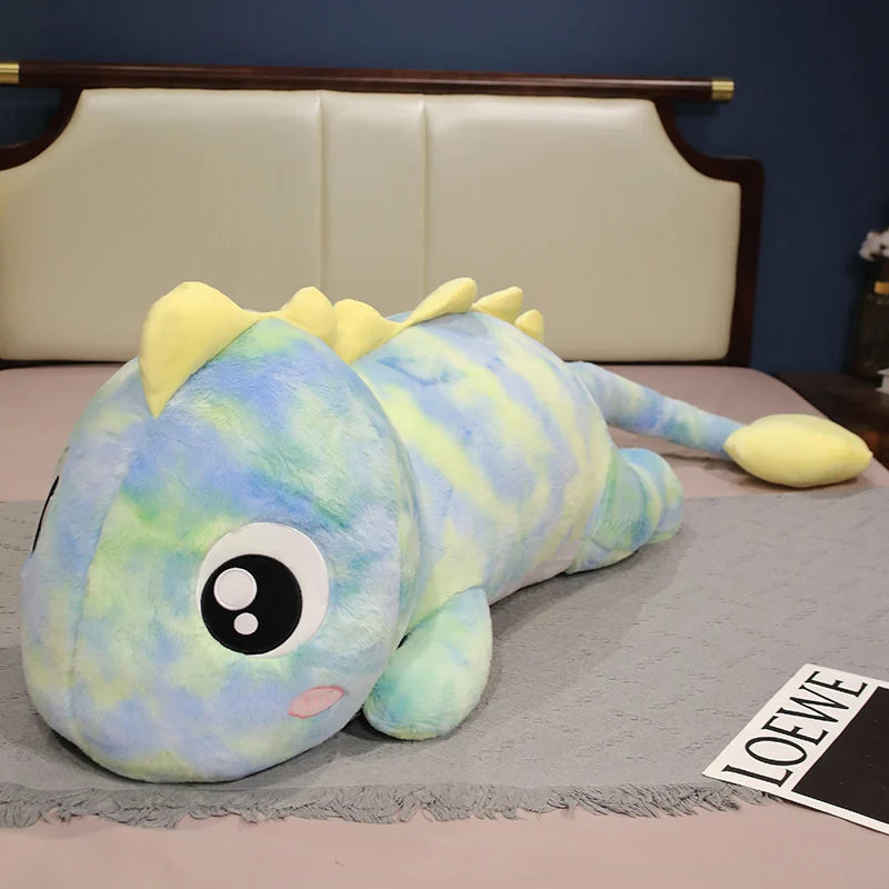 Chonky Kawaii Colorful Giant Dinosaur Snuggle Plush Pillow