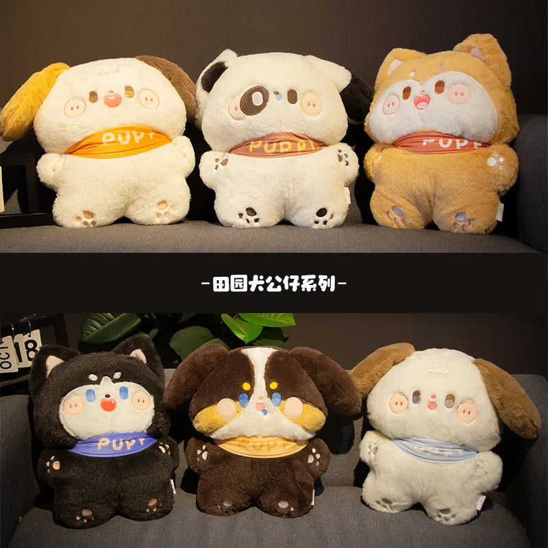 Biscuit the Fluffy Husky Shiba Inu Puppy Plushie
