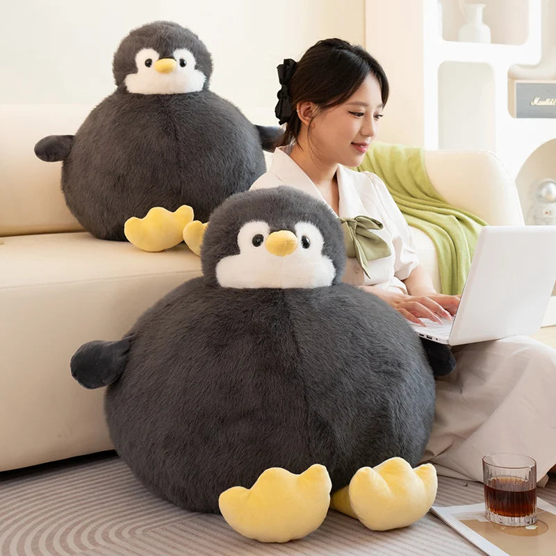 Waddles the Kawaii Fat Penguin Sofa Snuggle Plush Pillow
