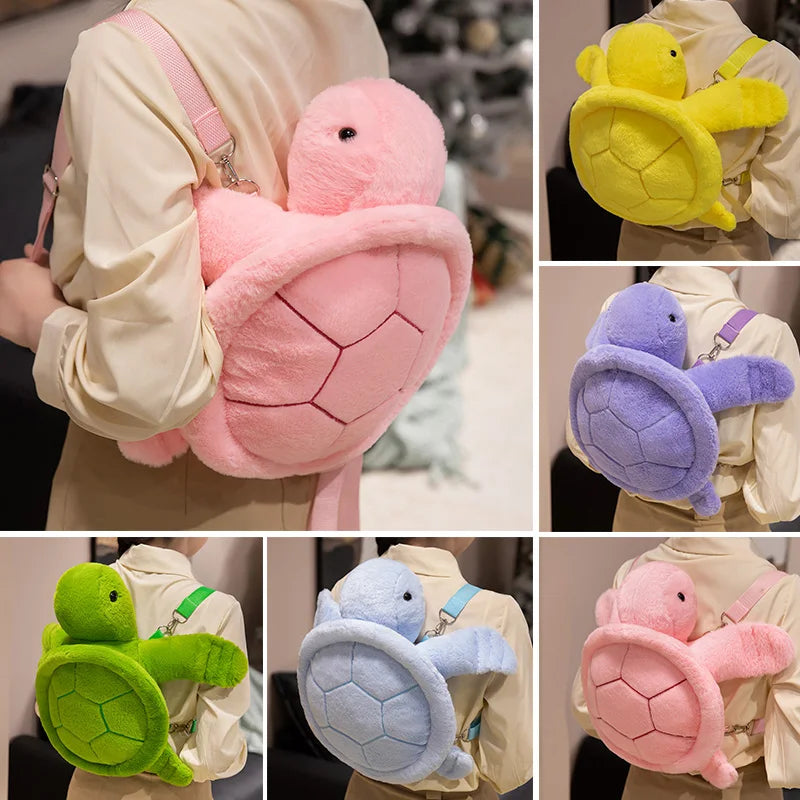 Shelly the Kawaii Sea Turtle Backpack Snuggle Plushie