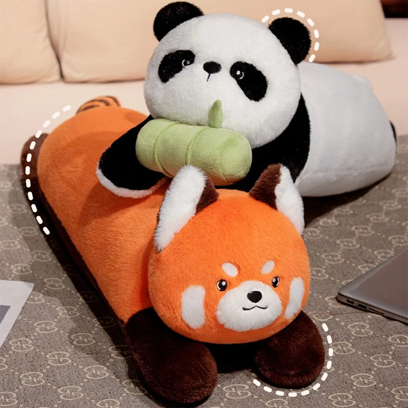 Dreamy Napping Raccoon & Panda Kawaii Plushies