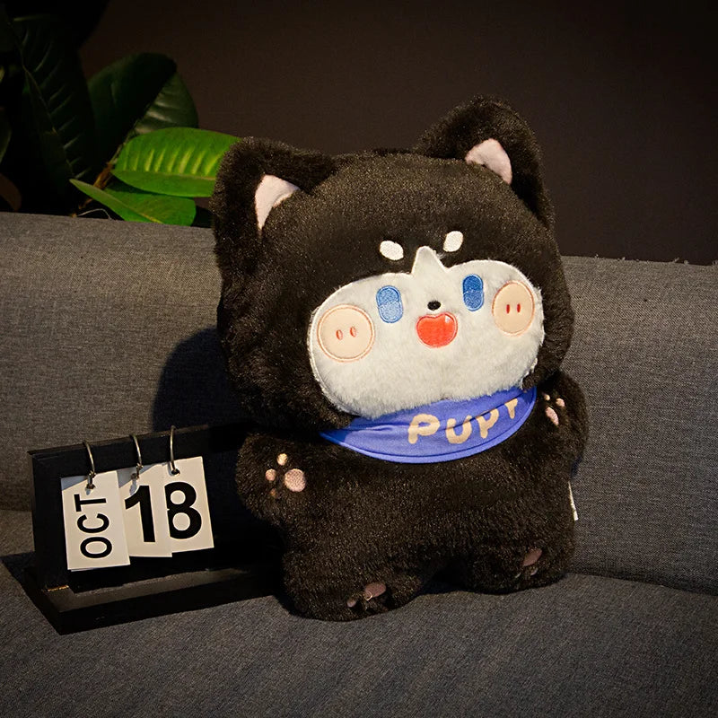 Biscuit the Fluffy Husky Shiba Inu Puppy Plushie