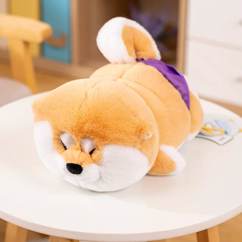 Akita the Soft Shiba Inu Puppy Sleeping Plushie