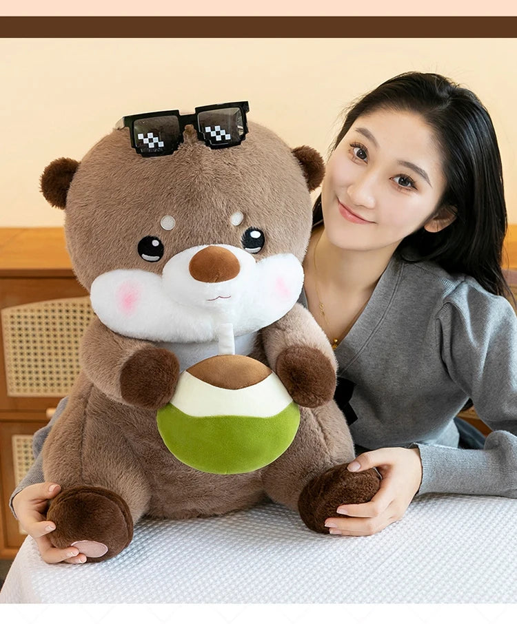 Ottie the Kawaii Lifelike Otter Hug Plush Pillow