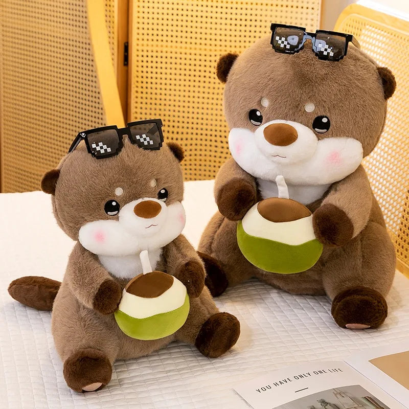 Ottie the Kawaii Lifelike Otter Hug Plush Pillow