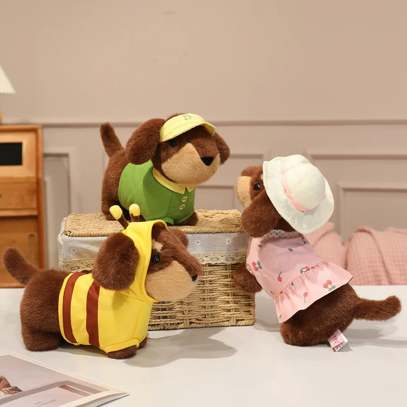 Dressed-Up Dachshund Kawaii Plushie Collection