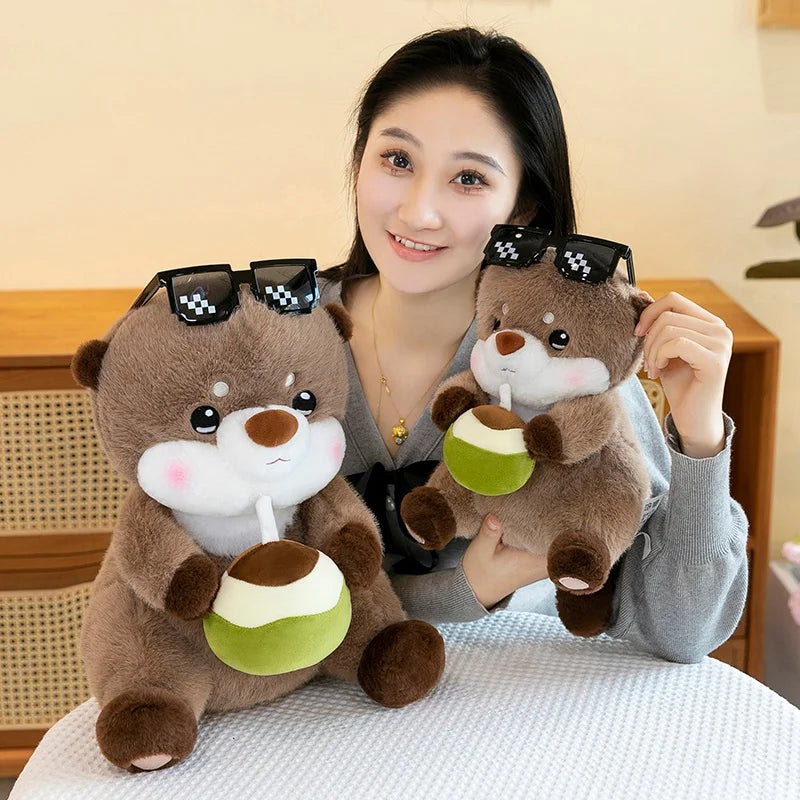 Ottie the Kawaii Lifelike Otter Hug Plush Pillow
