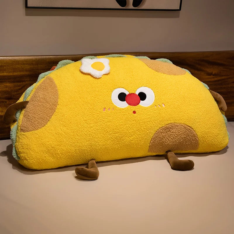 Silly Hotdog Kawaii Cookie Bread Plushie Cushion