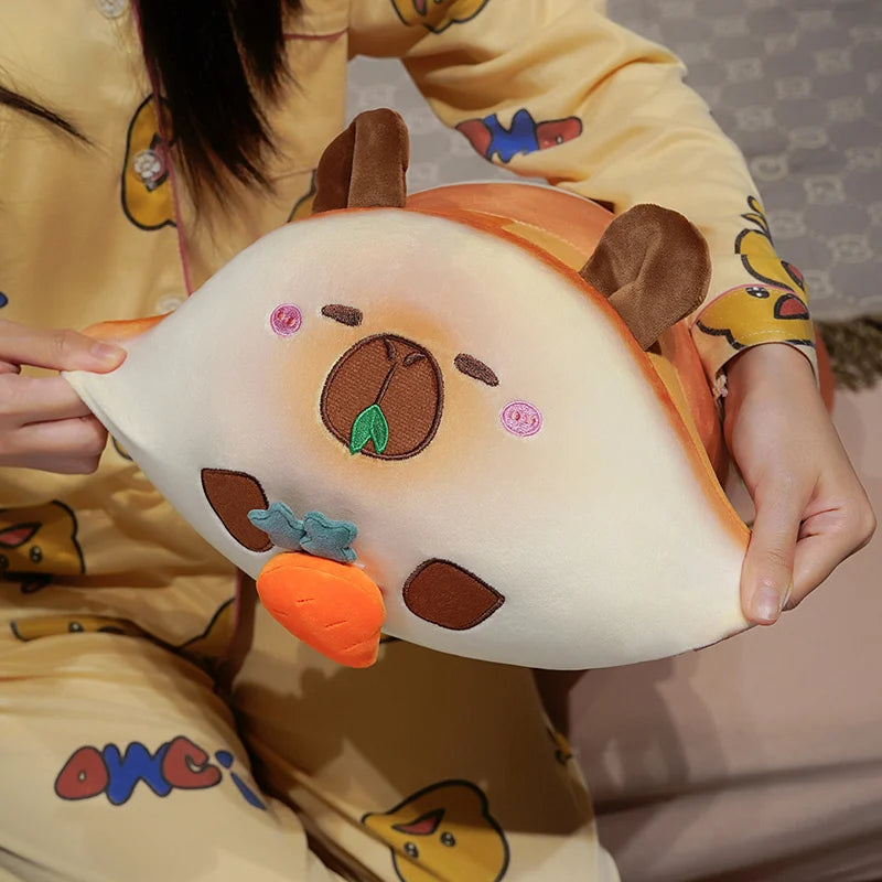 Capy the Long Bread Kawaii Capybara Sofa Plush Pillow