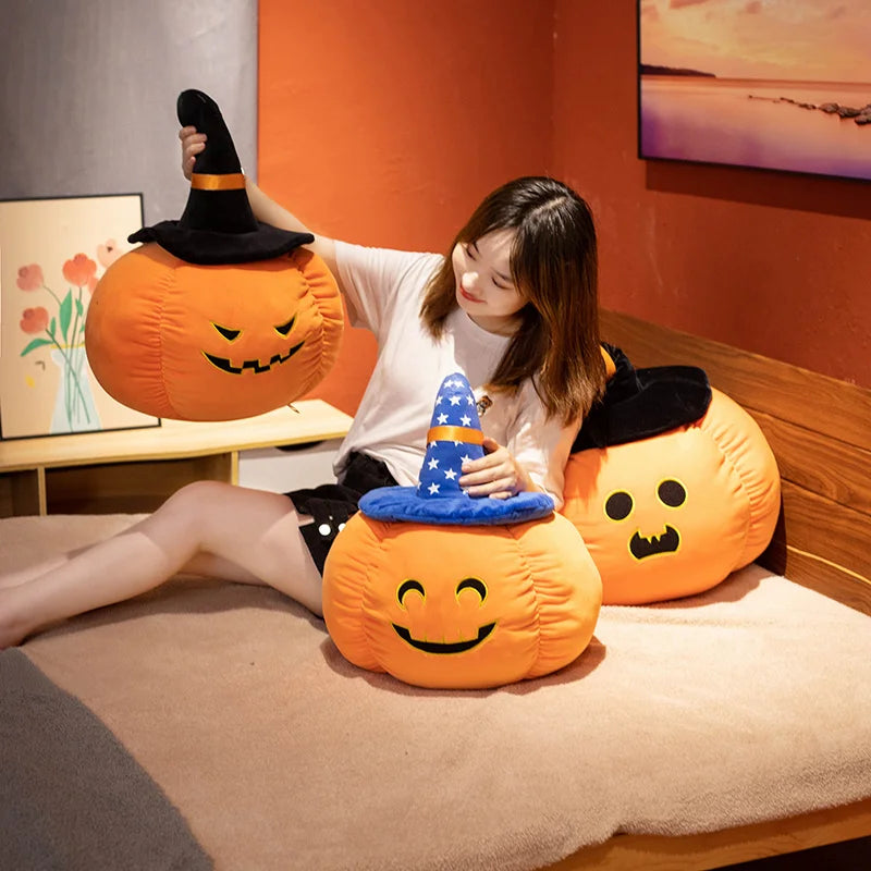 Pumpy the Spooky Kawaii Pumpkin Plush Pillow