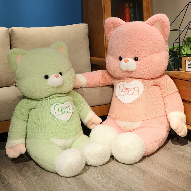 Mittens the Kawaii Long-Leg Sweater Kitten Plushie