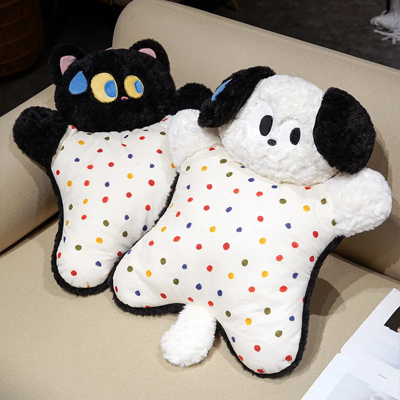 Squishy Big-Eyed Kawaii Dog Cat Snuggle Pillow