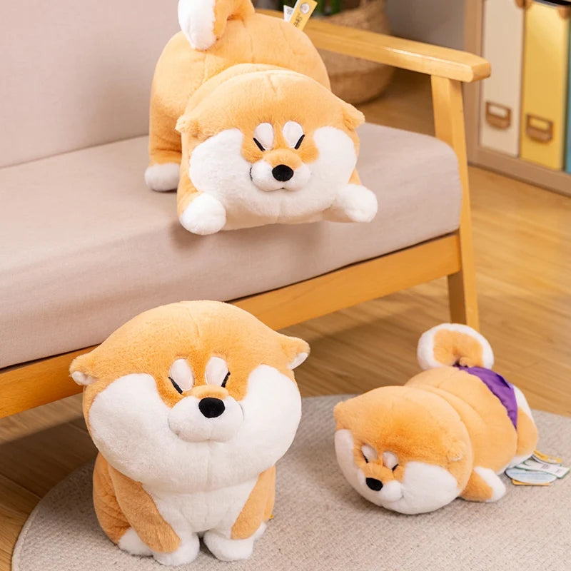Akita the Soft Shiba Inu Puppy Sleeping Plushie