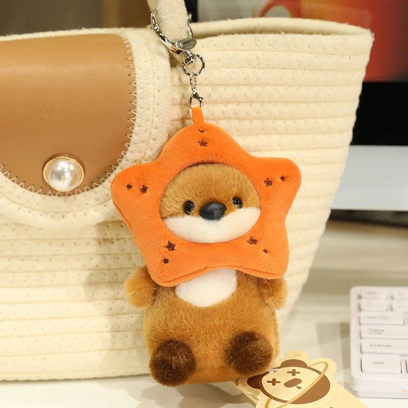 Ottie the Fluffy Baby Kawaii Otter Starfish Snuggle Plushie