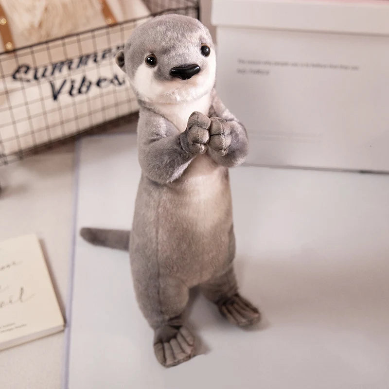 Ottie the Standing Blessing Sea Otter Raccoon Plushie