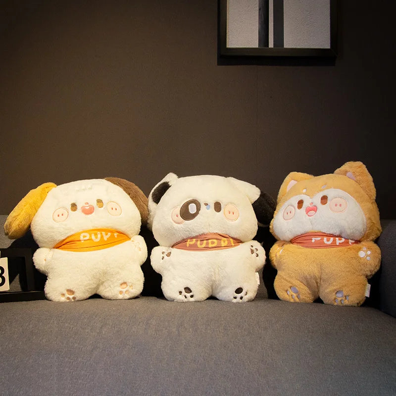 Biscuit the Fluffy Husky Shiba Inu Puppy Plushie