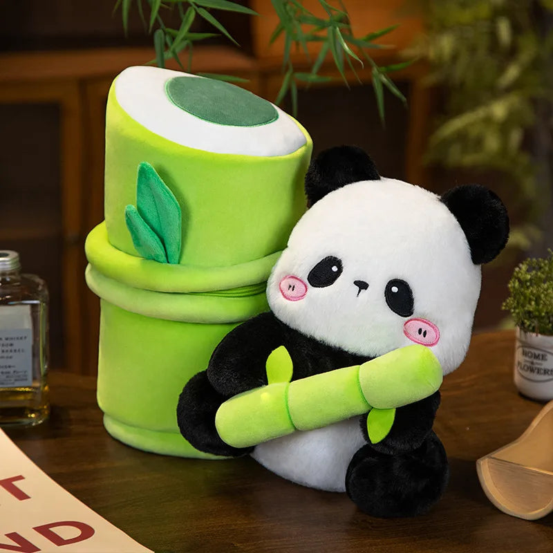 Bamboo the 2-in-1 Kawaii Panda Plushie Pillow