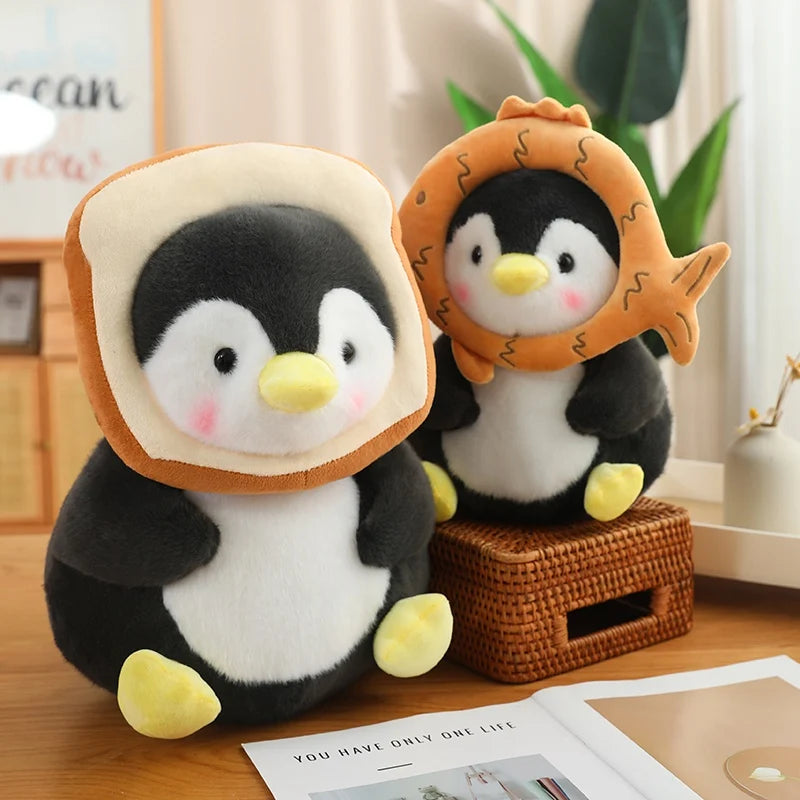 Waddles the Kawaii Shape-Shifting Penguin Plush Pillow