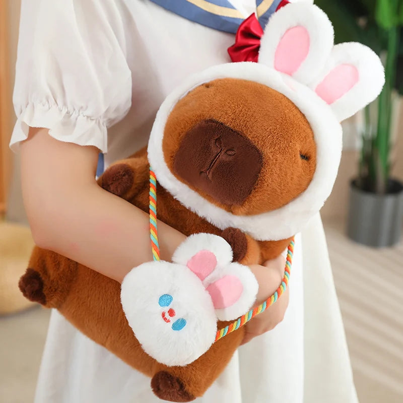 Capy the Shape-Shifting Frog Capybara Plush