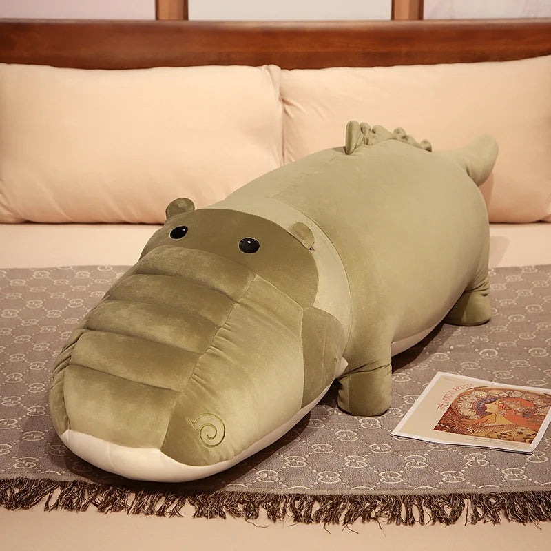 Snappy the Simulation Crocodile Plush Cushion