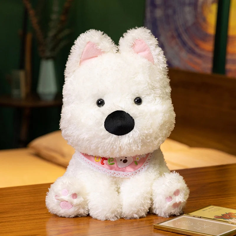 Westie the Kawaii White Terrier Dog Plush Pillow