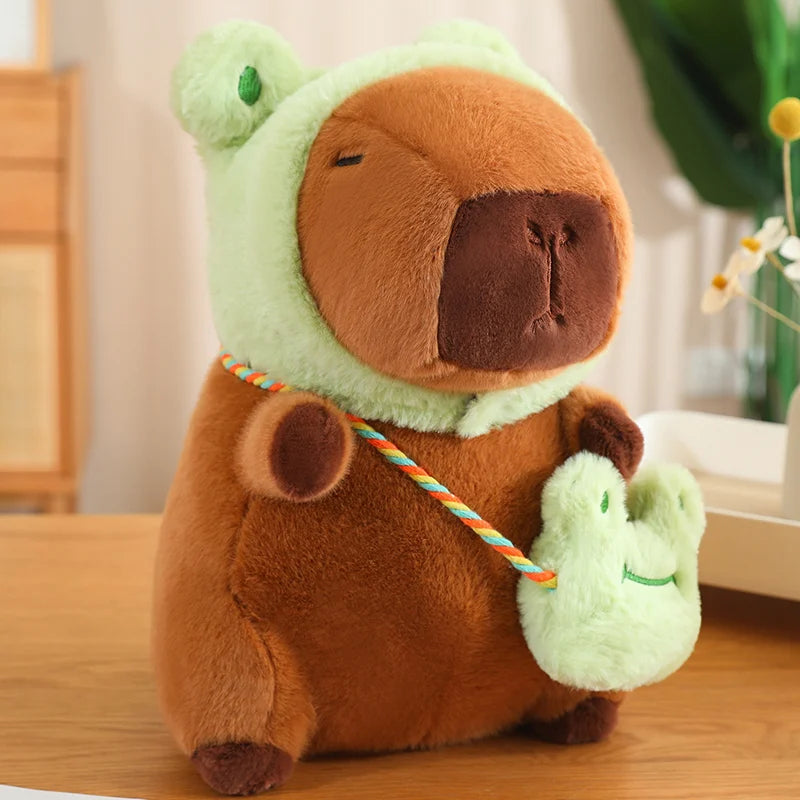 Capy the Shape-Shifting Frog Capybara Plush