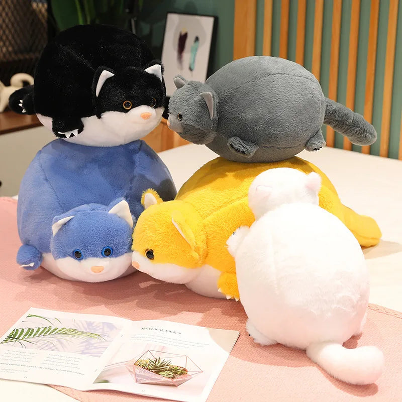 Fatty the Round Cat Crocodile Puffer Fish Plush Pillow