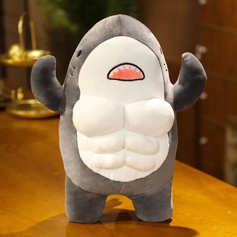 Chompy the Standing Shark Stuffed Plush Pillow